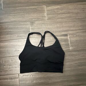 Lululemon Athletica energy long line Black Sports Bra